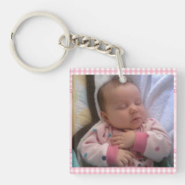 Creëer Uw eigen dij Gift Acrylic Little Girl Sleutelhanger