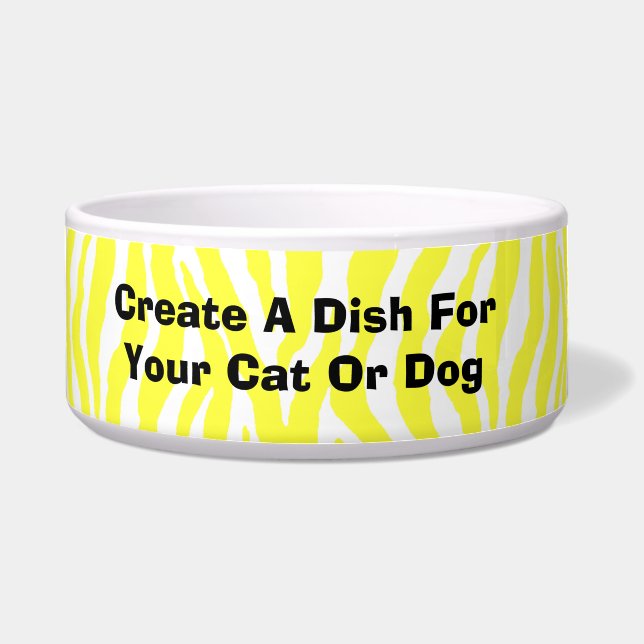 Creëer uw eigen Dish voor uw onderhuidse hond of k Voerbakje (Voorkant)