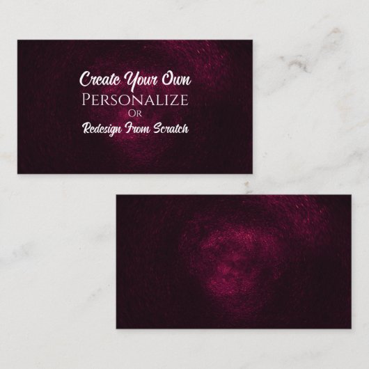 Creëer Uw eigen. Dit aanpassen Visitekaartje (Voorkant / Achterkant)