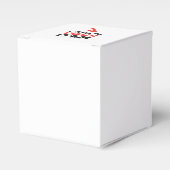 CREËER-UW-EIGEN DIY Aangepast huwelijksontwerp upl Bedankdoosjes (Voorkant Zijde)