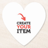 CREËER-UW-EIGEN DIY Aangepast huwelijksontwerp upl Kartonnen Onderzetters (Voorkant)