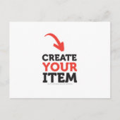 CREËER-UW-EIGEN DIY Aangepast om uw ontwerp te upl Briefkaart (Voorkant)