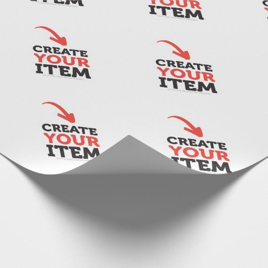 CREËER-UW-EIGEN DIY Aangepast om uw ontwerp te upl Cadeaupapier (Hoek)