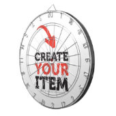 CREËER-UW-EIGEN DIY Aangepast om uw ontwerp te upl Dartbord (Voorkant Rechts)