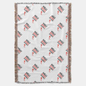 CREËER-UW-EIGEN DIY Aangepast om uw ontwerp te upl Deken (Voorkant Verticaal)