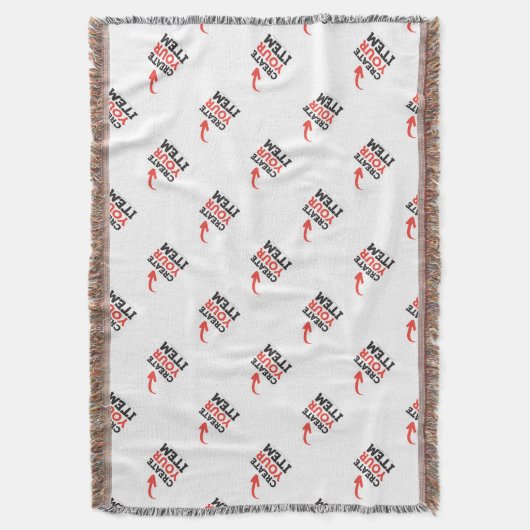 CREËER-UW-EIGEN DIY Aangepast om uw ontwerp te upl Deken (Voorkant Verticaal)