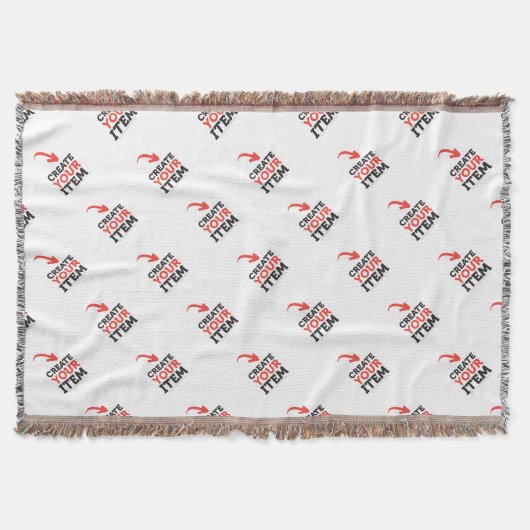 CREËER-UW-EIGEN DIY Aangepast om uw ontwerp te upl Deken (Voorkant)