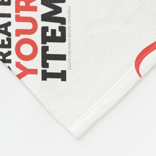 CREËER-UW-EIGEN DIY Aangepast om uw ontwerp te upl Fleece Deken (Hoek)
