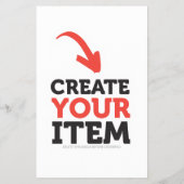 CREËER-UW-EIGEN DIY Aangepast om uw ontwerp te upl Flyer (Achterkant)