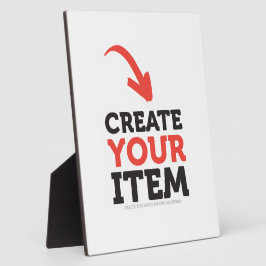 CREËER-UW-EIGEN DIY Aangepast om uw ontwerp te upl Fotoplaat