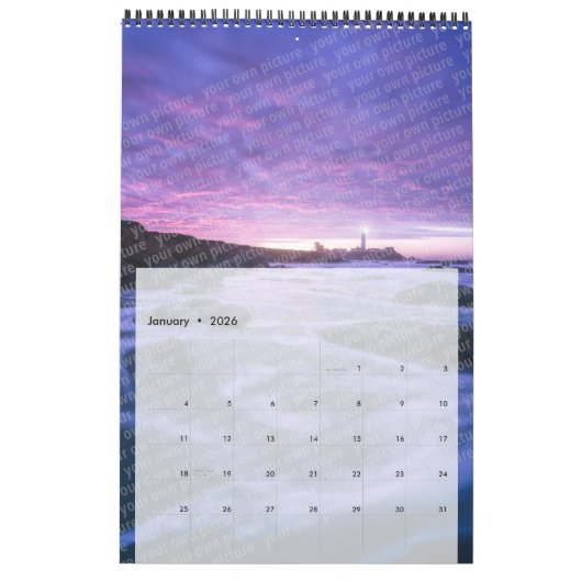 CREËER-UW-EIGEN DIY Aangepast om uw ontwerp te upl Kalender (Jan 2026)