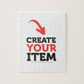 CREËER-UW-EIGEN DIY Aangepast om uw ontwerp te upl Legpuzzel (Verticaal)