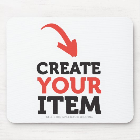 CREËER-UW-EIGEN DIY Aangepast om uw ontwerp te upl Muismat (Voorkant)