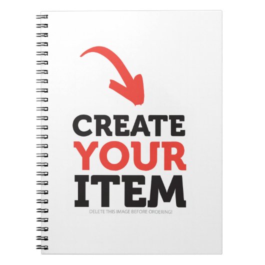 CREËER-UW-EIGEN DIY Aangepast om uw ontwerp te upl Notitieboek (Voorkant)