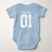 CREËER-UW-EIGEN DIY Aangepast om uw ontwerp te upl Romper (Achterkant)