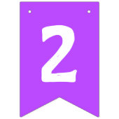 CREËER-UW-EIGEN DIY Aangepast TEKSTontwerp Regelbo Vlaggetjes (Tweede vlag)