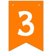 CREËER-UW-EIGEN DIY Aangepast TEKSTontwerp Regelbo Vlaggetjes (Derde vlag)