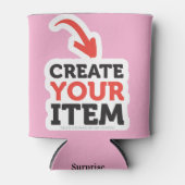 CREËER-UW-EIGEN DIY Aangepaste ontwerpbachelorette Blikjeskoeler (Voorkant)