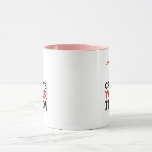 CREËER-UW-EIGEN DIY Aangepaste ontwerpbachelorette Mok (Midden)