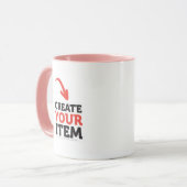 CREËER-UW-EIGEN DIY Aangepaste ontwerpbachelorette Mok (Voorkant links)