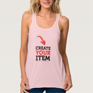 CREËER-UW-EIGEN DIY Aangepaste ontwerpbachelorette Tanktop