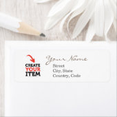 Creëer-uw-eigen DIY-Adresetiketten Editable Custom Etiket (Insitu)