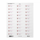 Creëer-uw-eigen DIY-Adresetiketten Editable Etiket (Full Sheet)