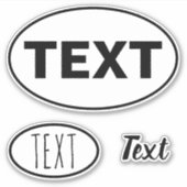 Creëer Uw Eigen DIY Eurostyle Vinyl Sticker Set (Voorkant)