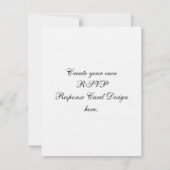 Creëer Uw Eigen Document van het Linnen van de RSVP Kaartje (Voorkant)