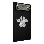 Creëer Uw eigen donker Mini Klembord (Schuin)