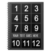 Creëer Uw eigen donkere instanttekst Notitieboek (Voorkant)