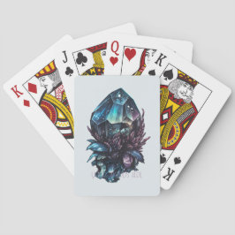 Creëer Uw eigen donkere kristallen Pokerkaarten