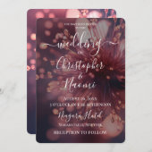 Creëer uw eigen donkere sprankelbloem close-up kaart (Voorkant / Achterkant)