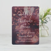 Creëer uw eigen donkere sprankelbloem close-up kaart (Staand voorkant)