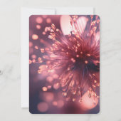 Creëer uw eigen donkere sprankelbloem close-up kaart (Achterkant)