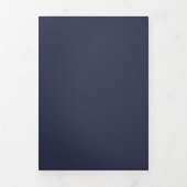Creëer Uw eigen donkergrijs blauw Aangepaste Progr Drieluik Programma (Cover)