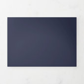 Creëer Uw eigen donkergrijs blauw Aangepaste Progr Drieluik Programma (Cover)