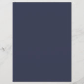 Creëer Uw eigen donkergrijs blauw Aangepaste Progr Programmakaart (Achterkant)