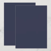 Creëer Uw eigen donkergrijs blauw gepersonaliseerd (Voorkant / Achterkant)