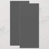 Creëer Uw eigen donkergrijze Custom Design (Voorkant / Achterkant)