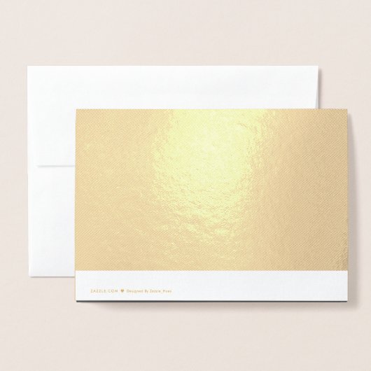 Creëer Uw eigen donkergrijze Custom Design Folie Kaarten (Met envelop)