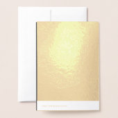 Creëer Uw eigen donkergrijze Custom Design Folie Kaarten (Met envelop)