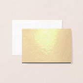 Creëer Uw eigen donkergrijze Custom Design Folie Kaarten (Voorkant met envelop)