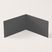 Creëer Uw eigen donkergrijze Custom Design Kaart (Binnen)