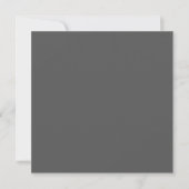 Creëer Uw eigen donkergrijze Custom Design Kaart (Voorkant)
