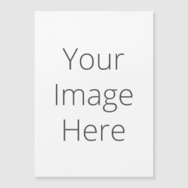 Creëer Uw Eigen Douane 5"x7"Dunne Magnetische Kaar