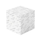 Creëer Uw Eigen Douane 8"Fotokubus Kubus (Voorkant hoekig)