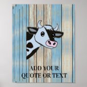 CREËER UW EIGEN DOUANE-POSTER POSTER (Voorkant)