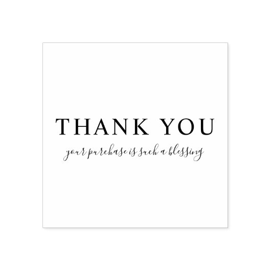 Creëer Uw eigen douanebericht Dank u houten Rubberstempel (Afrduk)