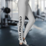 Creëer Uw Eigen Douanegrijs Leggings<br><div class="desc">Creëer Uw eigen aangepaste grijze Leggings.</div>